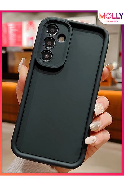 Molly Black Edges Thick Pan Silicone Case for Samsung Galaxy A54 (Compatible)
