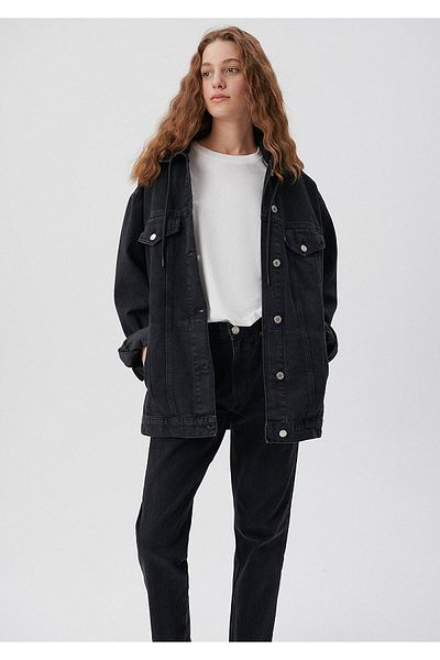Mavi Lexa Dark Smoke Grey Jeansjacke 110641-82671