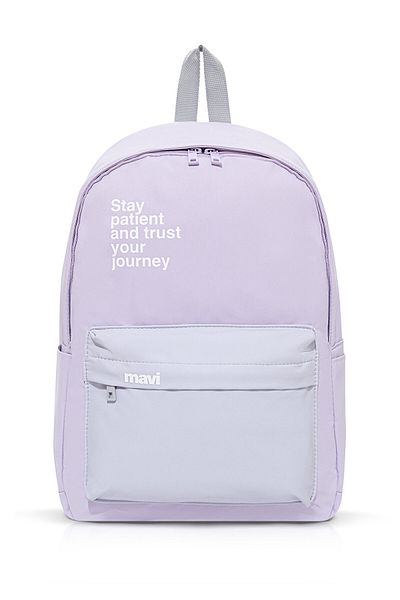 Mavi Lila bedruckter Rucksack - 1910527 -82955
