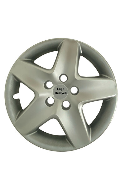 ForWay Renault Fluense Uyumlu 4 Adet Kırılmaz Jant Kapağı 16" Inç (LOGO HEDİY...