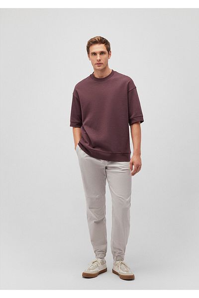 Mavi Světle šedé jogger kalhoty s elastickým pasem 000169 -70074