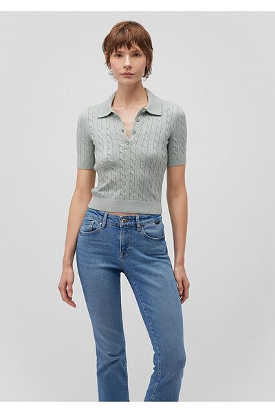 Mavi Green Polo Knitwear - Body Fitting Cut 1710328 -71464