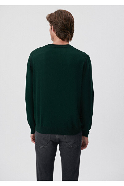 Mavi Bisiklet Yaka Yeşil Kazak Regular Fit / Normal Kesim 0710137-85370