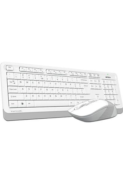 A4 Tech Fg1010 Wireless White Q Keyboard Mouse Set