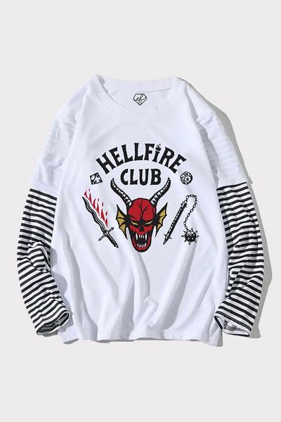 Gofeel Λευκό μπλουζάκι Hellfire Club United