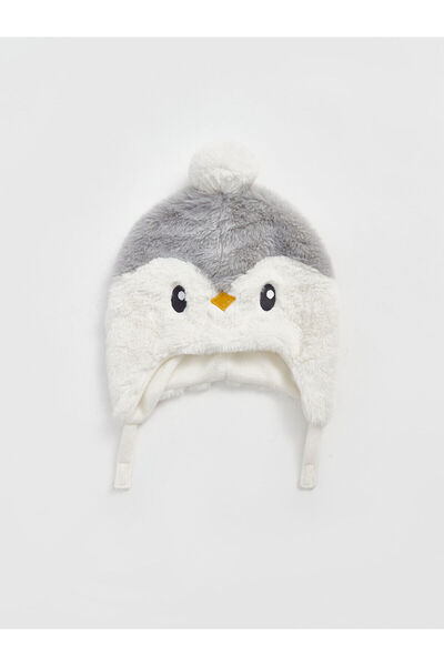 LC Waikiki Peak New Season Plüschmütze für Jungen mit Stickerei und detaillie...