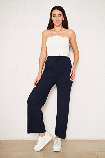 RTBUTİK Women's Comfortable Corduroy Pajama Bottoms - Set of 3, Casual Home Wear