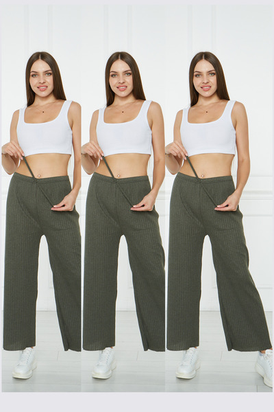 Rudaconcept Зручні піжамні штани 3 штуки, з резинкою та 3 піжамні штани