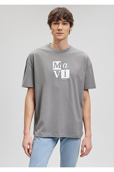 Mavi Πράσινο μπλουζάκι με λογότυπο Oversize / Wide Cut0612005-70132