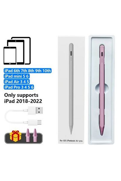 gökmer iPad Pencil Tablet Pen Ipad7/8/9/10/11 iPad Pro 3/4/5/6 Air3/4/5/6 iPad Mini Compatible Pink