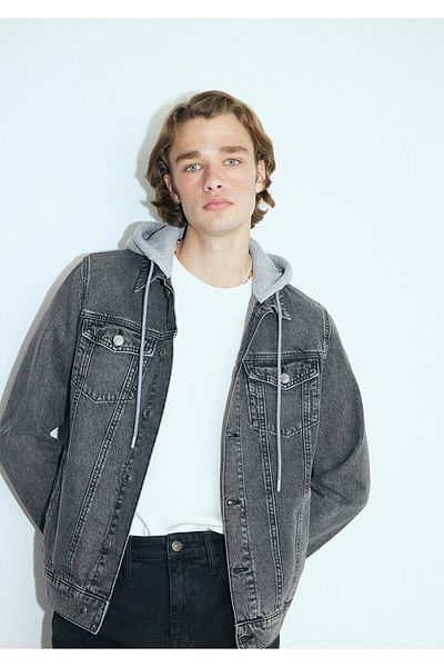 Mavi Brandon 90s Dark Grey Jean Jacket -0167986616