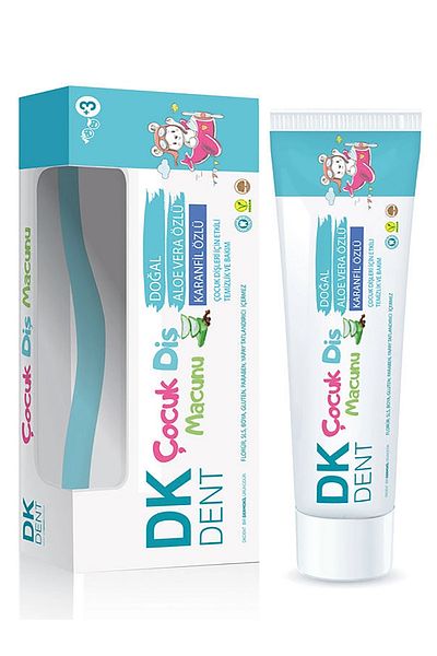 Dermokil Clove Extract Children's Toothpaste Brush Fluoride-Free 50 ml