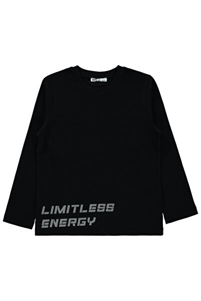 Civil Boys Dukserica za decu od 6-9 godina sa etiketom QR koda - crna, za dec...