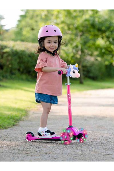 Evo Every Journey Is a Fairytale with the 3-Wheel Unicorn Lighted Mini Cruiser Scooter! Unicorn Dreams Now