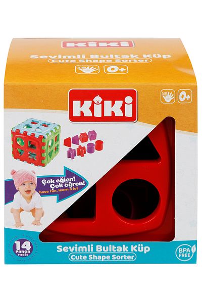 Kikka Boo Erdem Toy Bultak Cube 8 Pieces Bultak Shape