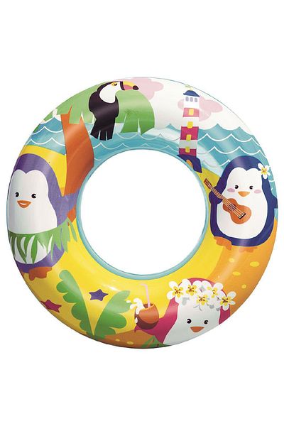 BESTWAY 51 Cm Blue Patterned Bagel
