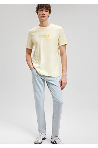 Mavi Logo Baskılı Sarı Tişört Regular Fit / Normal Kesim 0610943-71187
