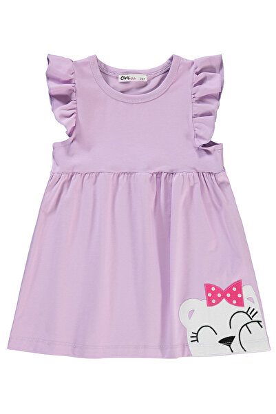 Civil Girls Kız Çocuk Elbise 2-5 Yaş Lila