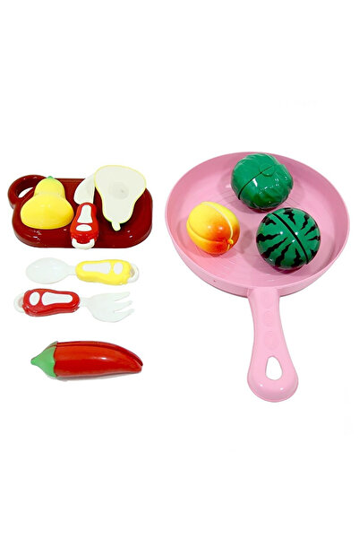 Birlik Oyuncak 15 Pcs Kesilebilen Meyve&sebze Yemek Dünyası Pembe