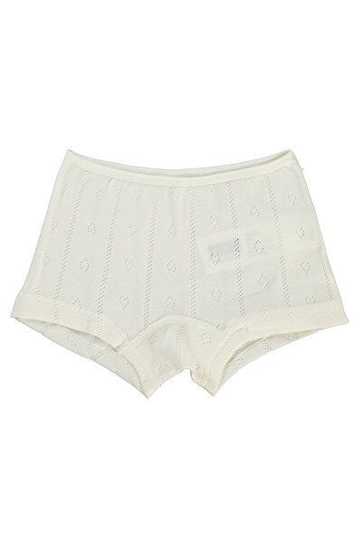 Civil Girls Ecru-Salmon Boxer Set for Girls 2-10 Years