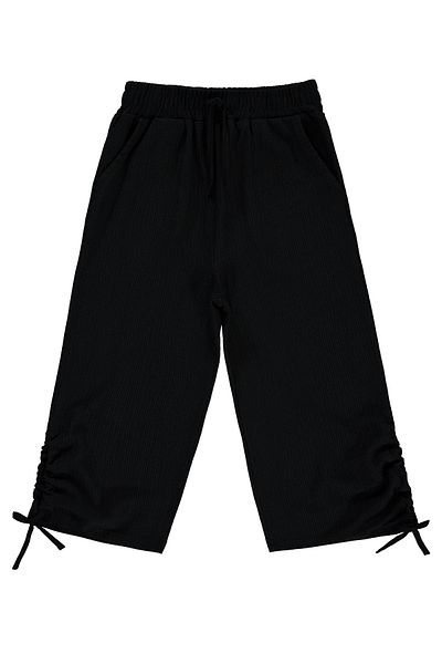 Civil Girls 6-9 Years Girl's Black Trousers
