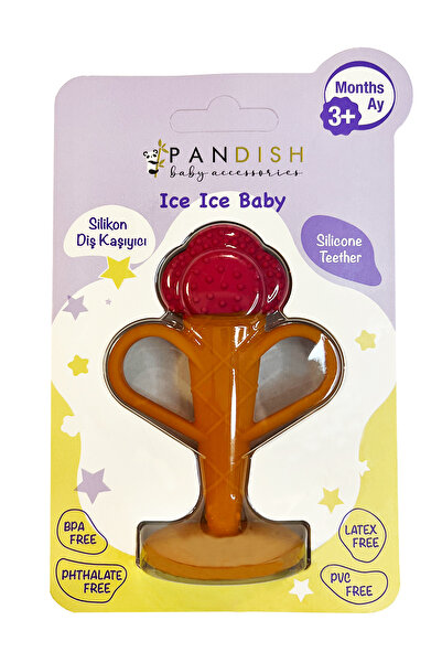 pandish Ice Ice Baby Sour Cherry -vişneli/çilekli Dondurma Diş Kaşıyıcı