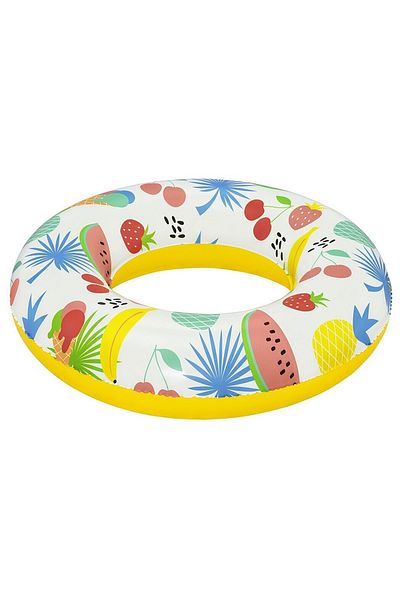 BESTWAY Yellow Patterned Bagel - 61 Cm