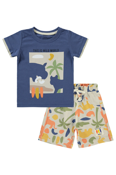 Miniworld Индиго костюм за момче на 3-6 години