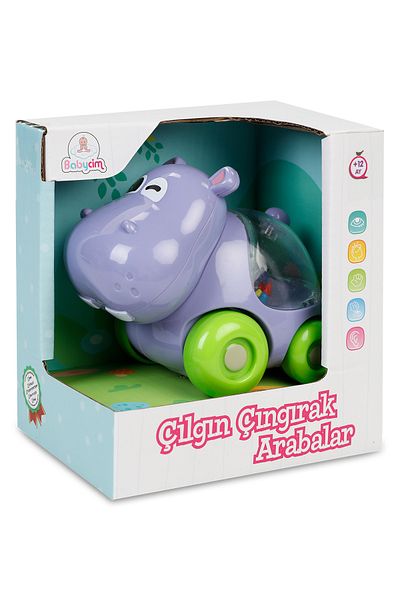 Birlik Oyuncak Hippo Purple Babycim Crazy Rattle Cars