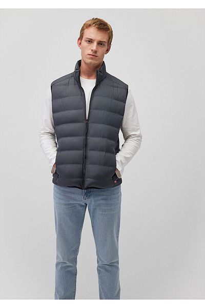 Mavi Primaloft Navy Blue Inflatable Vest - Water Repellent, Regular Fit 0110356 -80776