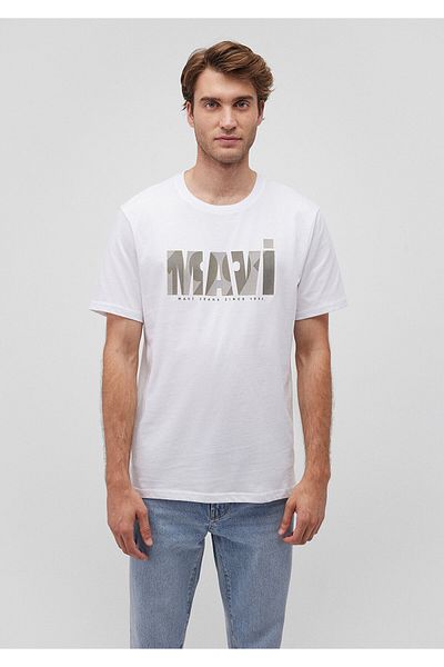 Mavi Μπλουζάκι με λευκό λογότυπο Regular Fit - 0612351 -620