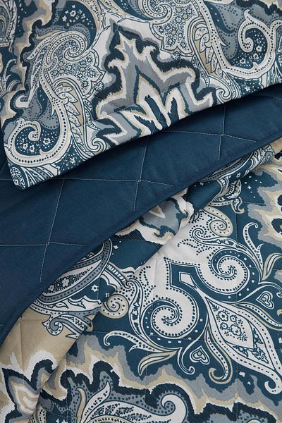Altınbaşak Tegan Denim Double Bedspread