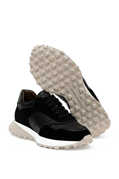 Cacharel Siyah Eva Taban %100 Deri Sneaker Ayakkabı 50277673-VR046