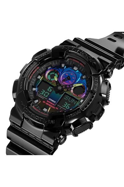 Casio G-Shock GA-100RGB-1ADR - Men's Wristwatch