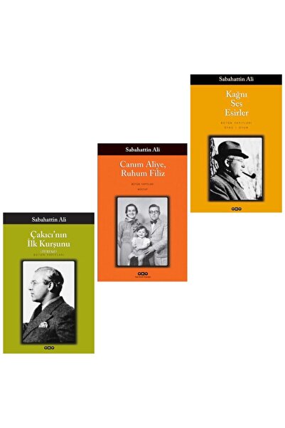 Yapı Kredi Yayınları Çakıcının Ilk Kurşunu+Canım Aliye Ruhum Filiz+Kağnı Ses ...