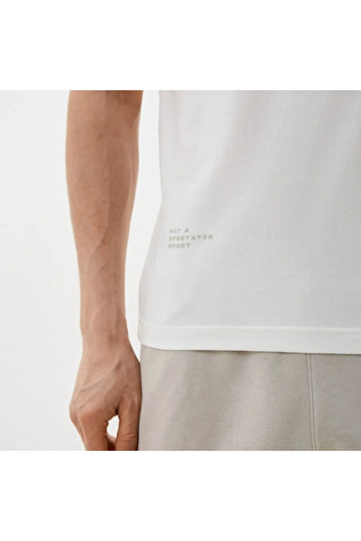 Reebok Ri Logo Mash up Tee Ecru Men's Short Sleeve T-Shirt