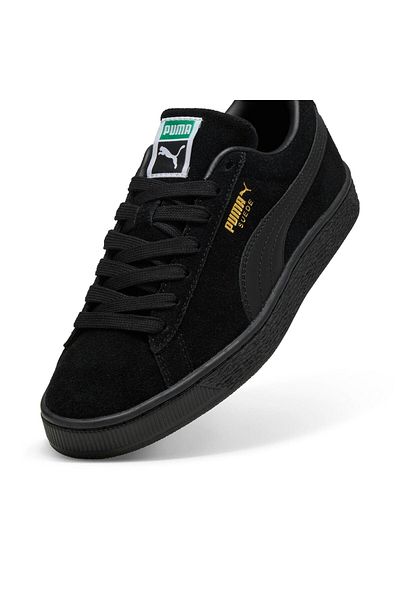 Puma Puma Suede Classic Jr Black Animal Leather Shoes
