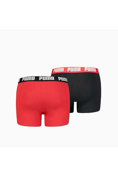 Puma Basic Boxer Set of 2 - Red / Black