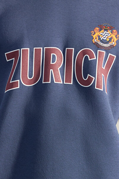 Trendyol Collection Indigo Limited Edition - Φούτερ πουκάμισο Fleece Oversize Tmnaw24Sw00187