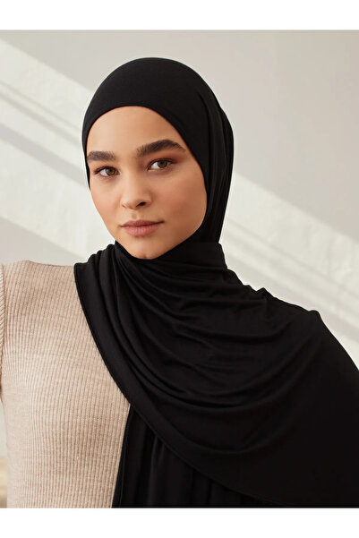 Femple Modest Μικρό Premium Σάλι Τζέρσεϊ |   Χρώμα: Μαύρο |   Διάσταση: 150x50 εκ |   Χιτζάμπ