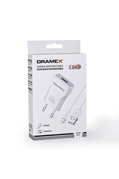 Genel Markalar D11l Şarj Aleti Lightning Kablolu Set 1.0a - Beyaz