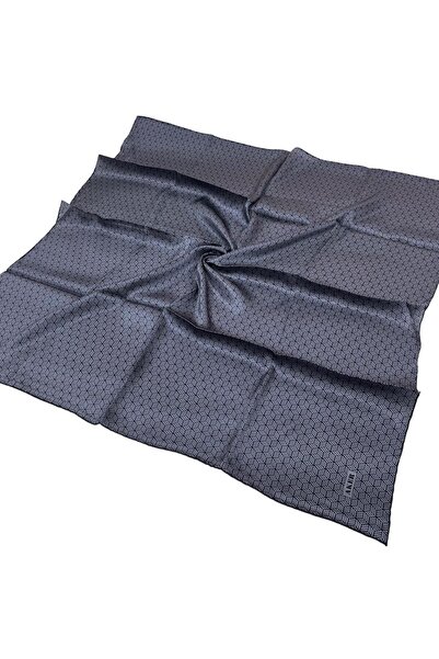 Aker Eșarfă de mătase albastru bleumarin - 8911701-322 Sura