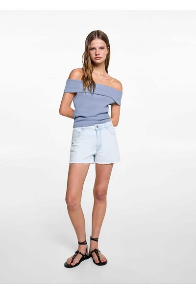 Mango Teen Tricou Albastru Pentru Copii