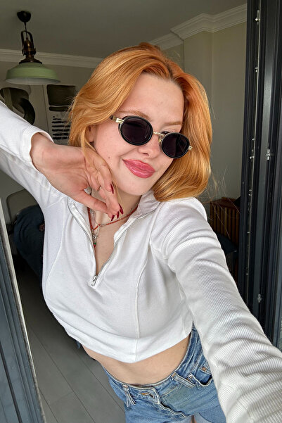 FALAN EYEWEAR Ogre Kadın Güneş Gözlüğü Gold Siyah