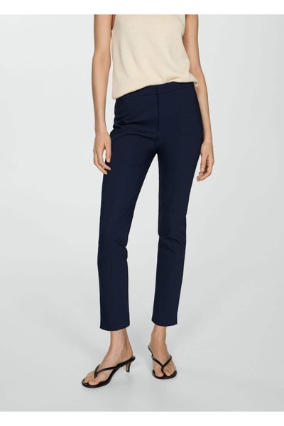 MANGO Woman Cropped skinny pantolon