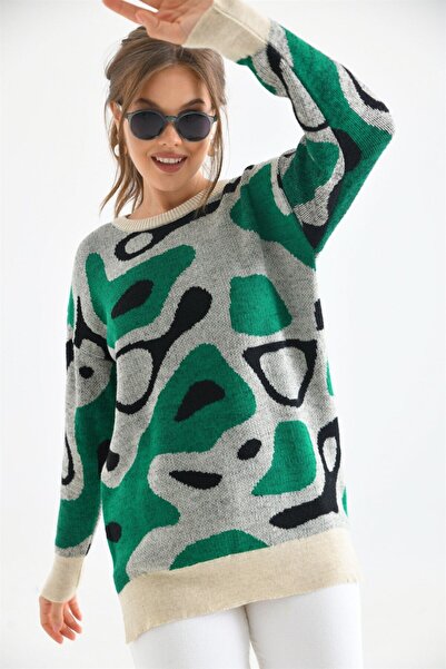 FTZ WOMEN Γυναικεία πέτρα τουνίκ με μικτό σχέδιο 20038