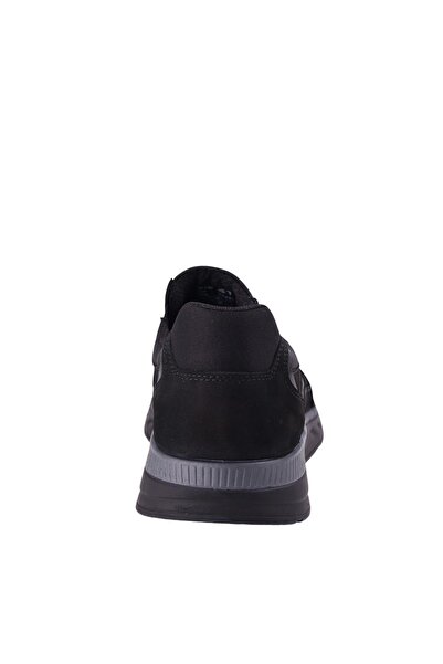 Forelli Hasbı 46005 Ανδρικά μαύρα παπούτσια Nubuck Comfort