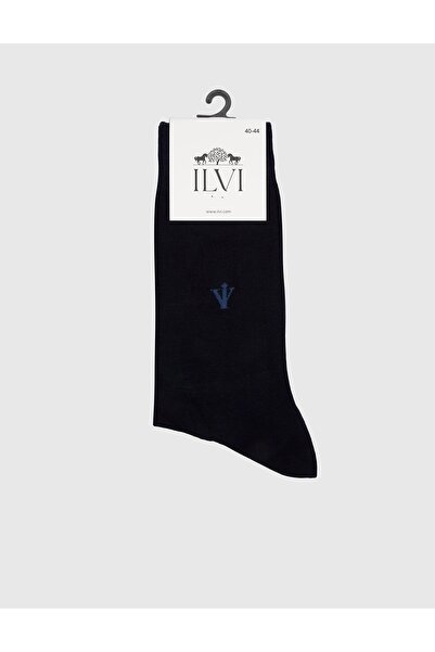 İLVİ Navy Blue Ostlend Men's Socks