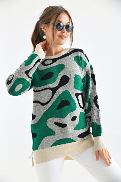 FTZ WOMEN Γυναικεία πέτρα τουνίκ με μικτό σχέδιο 20038