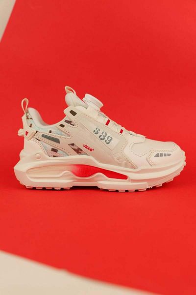 Vicco Size 26-35 Unisex Beige Color Code Mechanism Sneakers